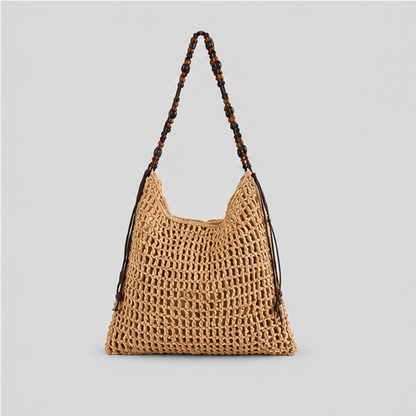 Woven Slouch Shoulder Bag