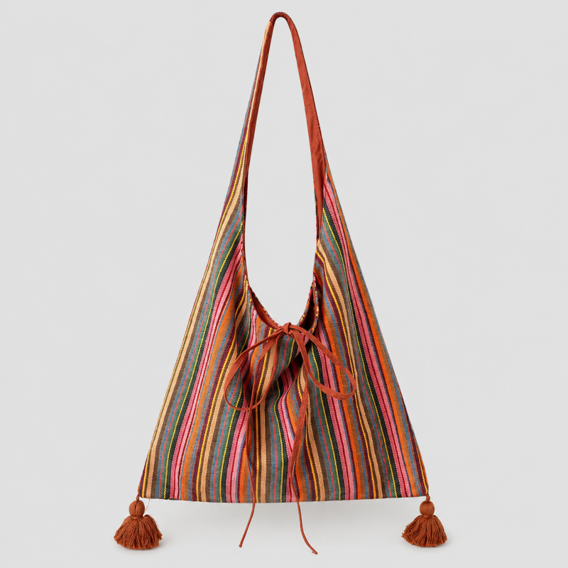 Striped Tote Bag