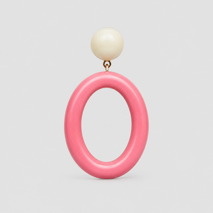 Acrylic Hoop Earrings