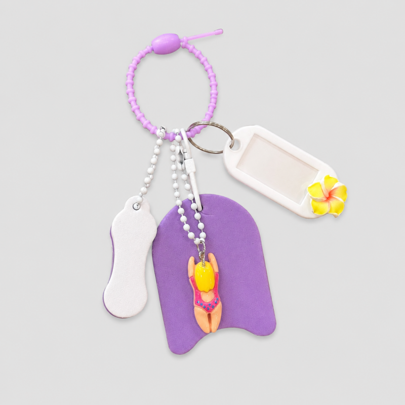 Beach Swim Float Keychain