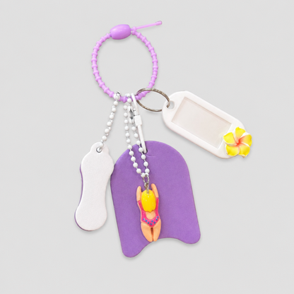 Beach Swim Float Keychain