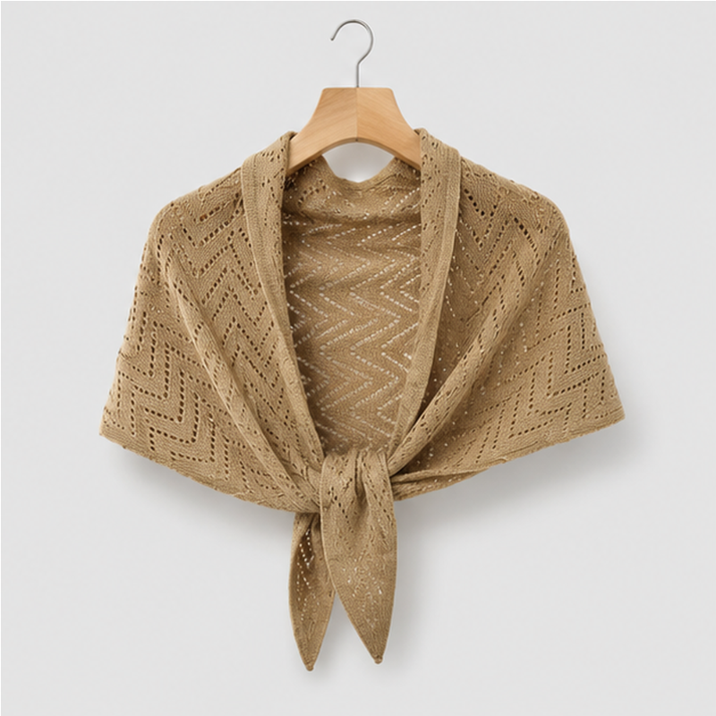 Crochet Triangle Scarf Wrap