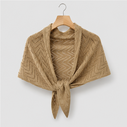 Crochet Triangle Scarf Wrap