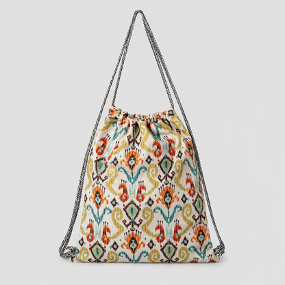 Pattern Drawstring Bag