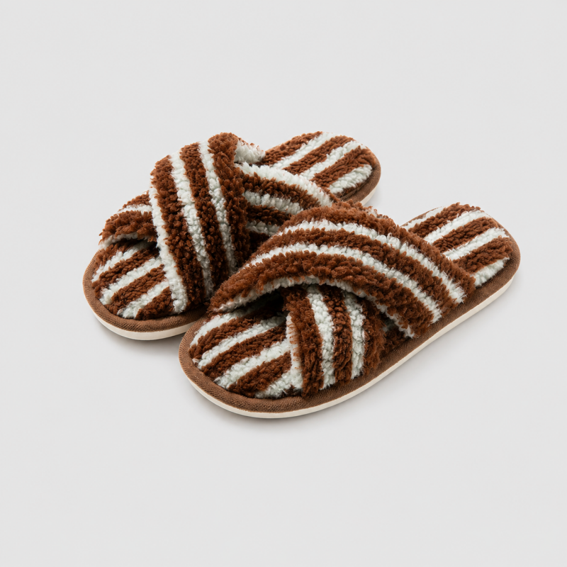 Cross Band Slippers