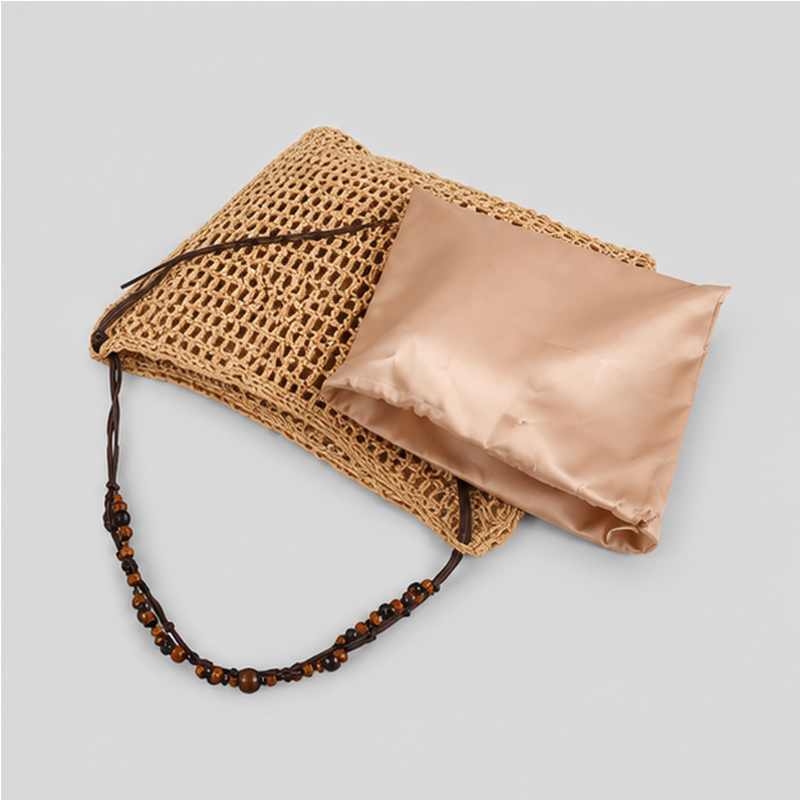Woven Slouch Shoulder Bag