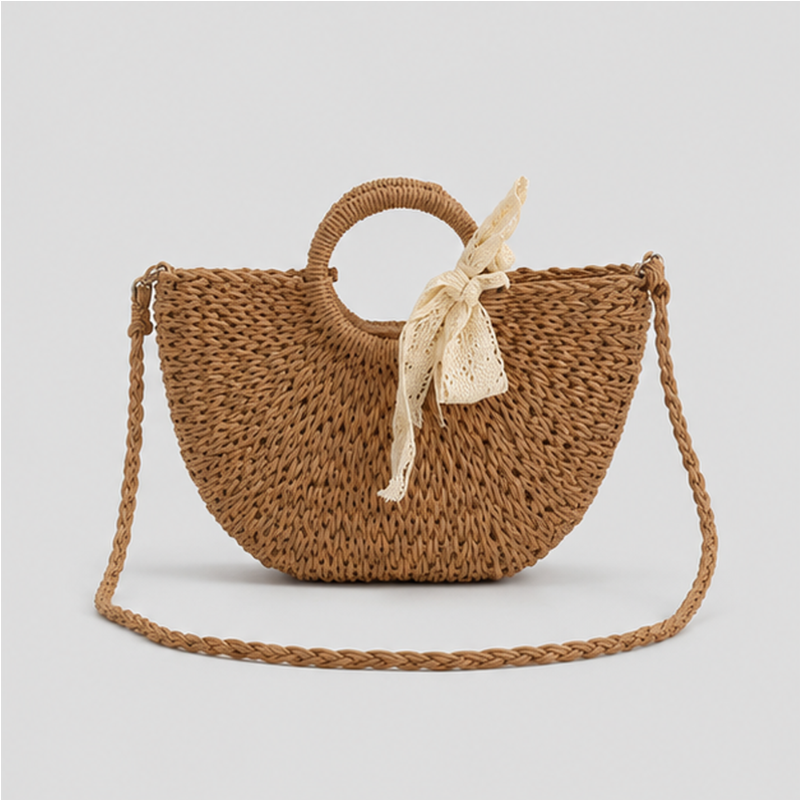 Crochet Hobo Shoulder Bag