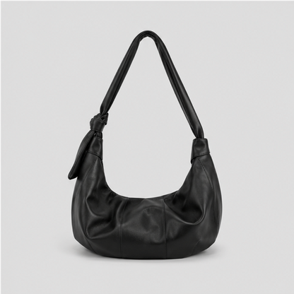 Slouchy Knotted Shoulder Bag