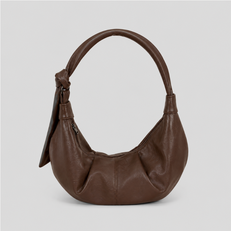 Slouchy Knotted Shoulder Bag