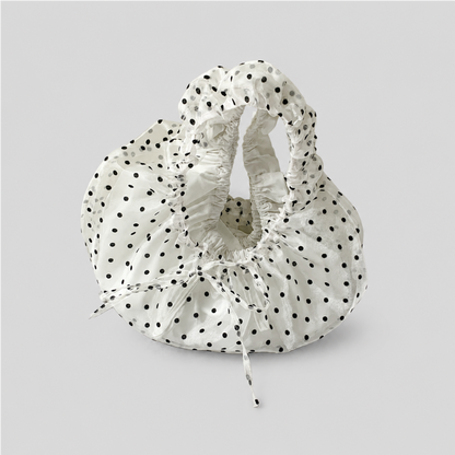 Sheer Polka Dot Handle Bag