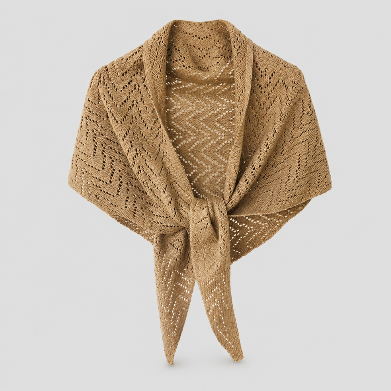 Crochet Triangle Scarf Wrap