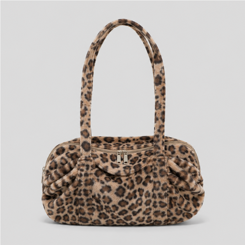 Leopard Print Shoulder Bag
