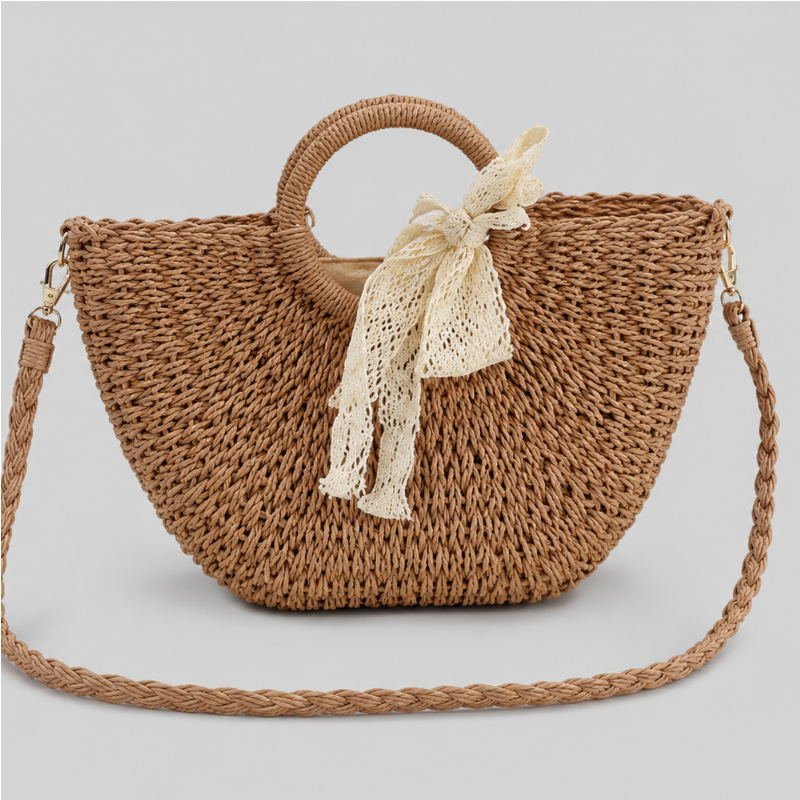 Crochet Hobo Shoulder Bag