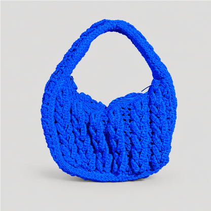 Braided Crochet Hobo Bag