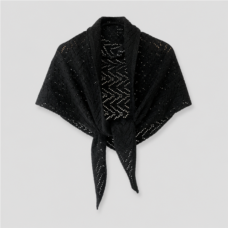 Crochet Triangle Scarf Wrap