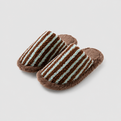 Striped Slide Slippers
