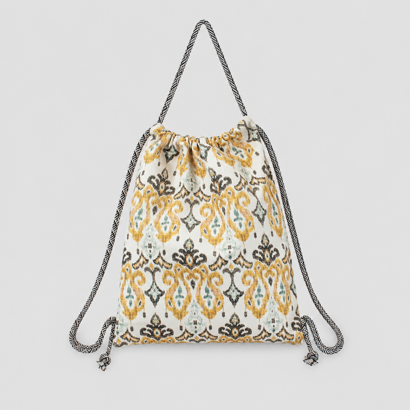 Pattern Drawstring Bag