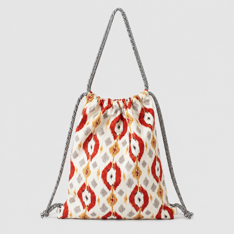 Pattern Drawstring Bag