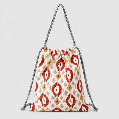 Pattern Drawstring Bag